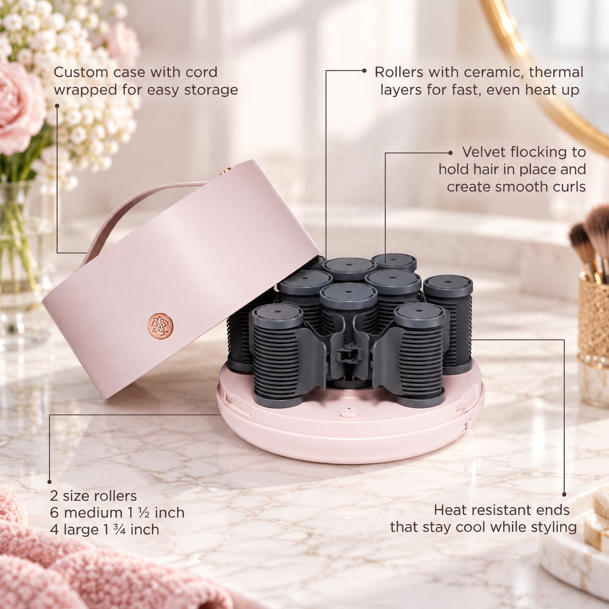 Ceramic Thermal Hair Rollers