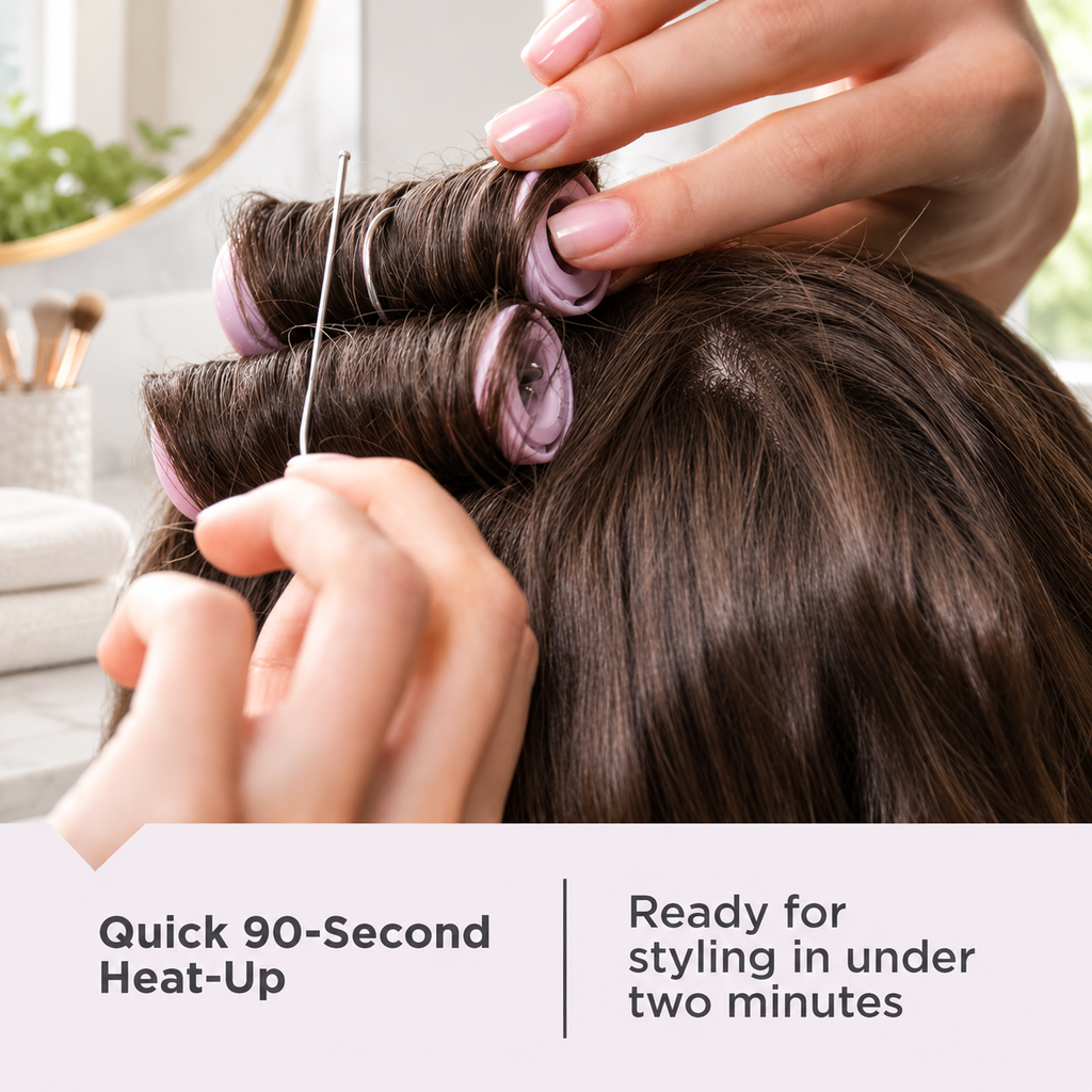 Ceramic Ionic Hot Rollers