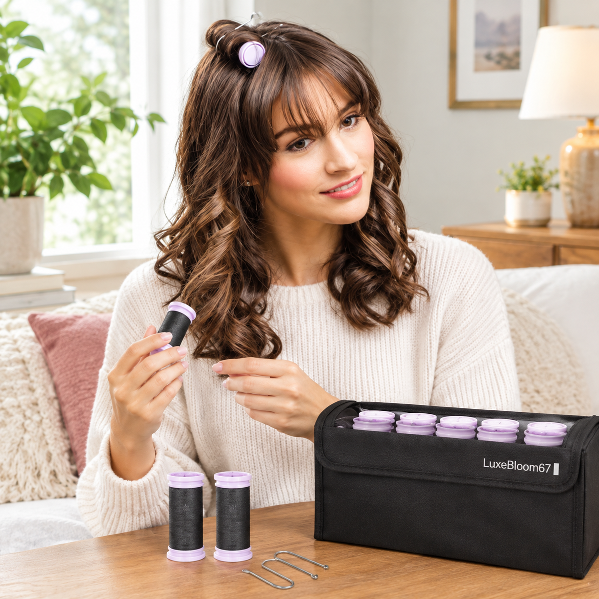 Ceramic Ionic Hot Rollers