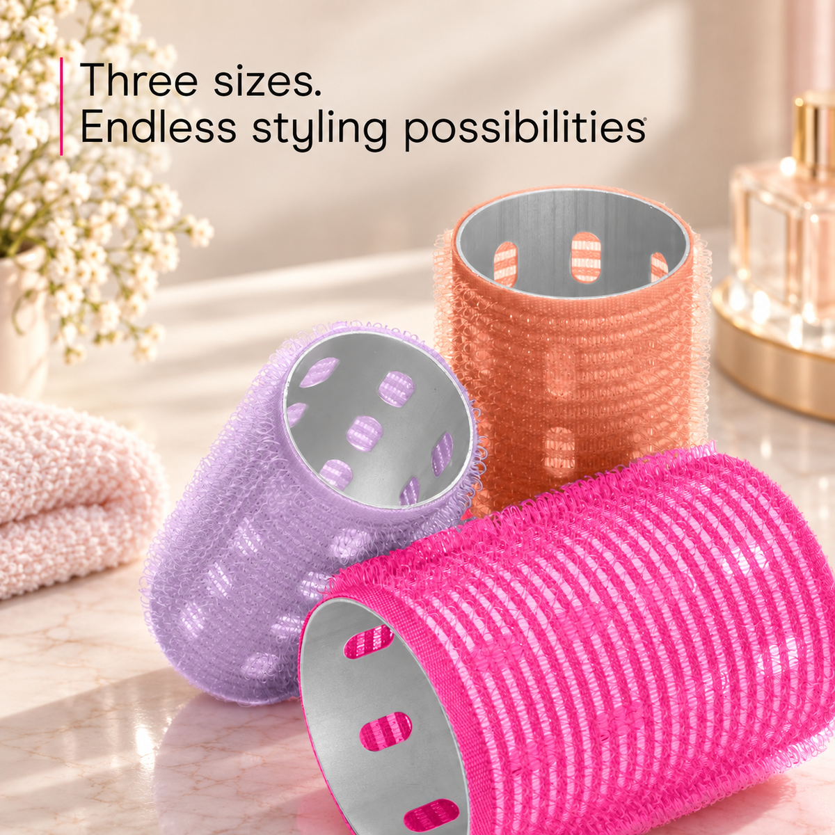 Self-Grip Thermal Hair Rollers